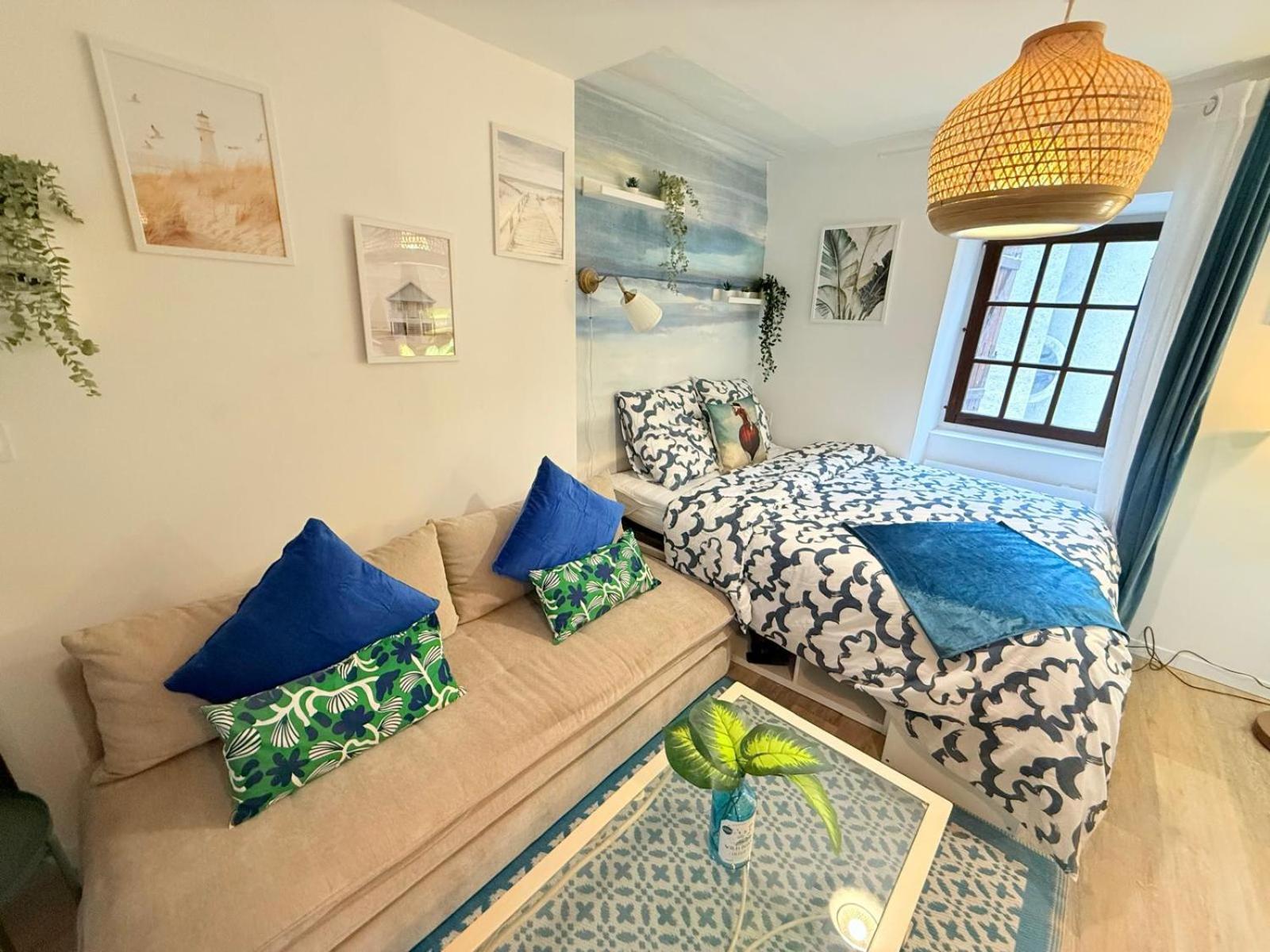 Cosy Azur & Corail ! 2ch Proche De Verdun Appartement